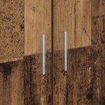 vidaXL Highboard Bois Vieilli 70x35x180 cm Bois aggloméré