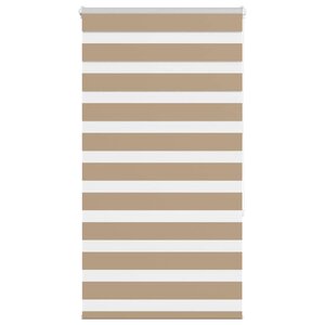 vidaXL Store zèbre marron sable largeur du tissu 80 9 cm polyester