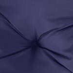 vidaXL Coussins palette lot de 3 tissu bleu marine