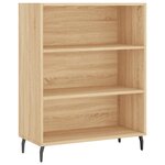 vidaXL Armoire à étagères chêne sonoma 69 5x32 5x90 cm bois ingénierie