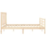 vidaXL Cadre de lit sans matelas 160x200 cm bois massif de pin