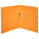 Classeur 2 Anneaux 15mm Carte Lustrée Imprimée - A4 - Orange - X 10 - Exacompta