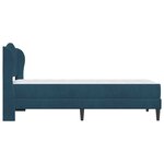 vidaXL Cadre de lit avec tête de lit Bleu 80 x 200 cm Velours