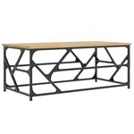 vidaXL Table basse Chêne sonoma 100x50x40 cm Bois d'ingénierie