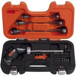 Bahco jeu de clés à cliquet et pistolet de clé à cliquet 808050p-25