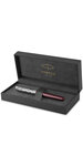 PARKER Sonnet Premium  Stylo plume  Métal et Laque Rouge  Plume moyenne 18k  Coffret cadeau