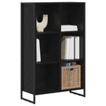 vidaXL Bibliothèque Chêne noir 99 5 x 30 x 108 5 cm Bois d'ingénierie