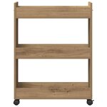 vidaXL Armoire chêne artisanal 60 x 22 x 79 cm Bois d'ingénierie