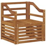 vidaXL Ensemble de canapés d'extérieur Bois d'Acacia Massif