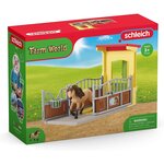 Schleich 42609 - Box avec Poney Icelandais - Extension Ferme Educative