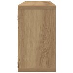Étagères murales vidaXL 4 pièces Chêne Artisan 80x15x26 cm en bois d'ingénierie