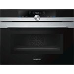 Siemens cm633gbs1 - four encastrable fonction micro ondes - 45 l - 6 modes de cuisson - inox