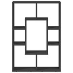 vidaXL Bibliothèque noir 63x20x90 cm bois d'ingénierie