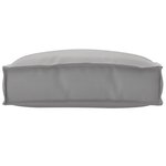 vidaXL Coussin pour assise de palette Gris 50 x 50 x 12 cm