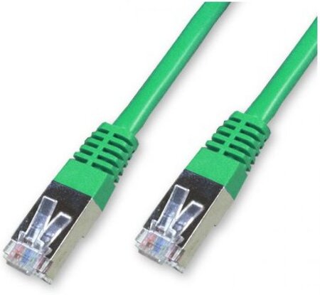 Câble/Cordon réseau RJ45 Catégorie 6 FTP (F/UTP) Droit 50m (Vert)