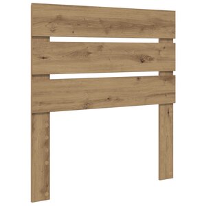 vidaXL Tête de lit Chêne artisanal 80 cm Bois d'ingénierie