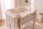 Yappy7in1 - Ensemble de literie 7 en 1 - Beige