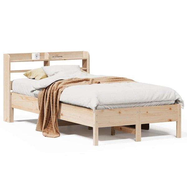vidaXL Cadre de lit sans matelas 100x200 cm bois massif de pin