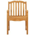 vidaXL Chaise en rose sculptée à la main 2 Pièces Naturel