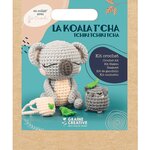 Kit Amigurumi crochet Koala gris 12 5 cm