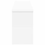 vidaXL Porte-manteau mural Blanc 75 x 16 x 26 cm Bois d'ingénierie