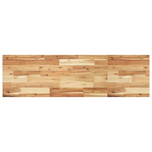 vidaXL Dessus de table rectangulaire 120x40x2 cm bois massif d'acacia
