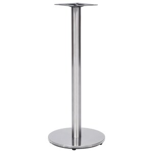vidaXL Pied de table de bistro Argenté Ø45x107 cm Acier inoxydable