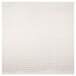 vidaXL Tapis de surface Carré HUARTE Crème 240 x 240 cm Polyester