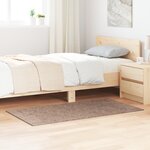 Tapis Shaggy avec support en latex Marron 80x150 cm