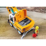 PLAYMOBIL 71749 - Action Heroes Pelleteuse mécanique avec ouvrier et accessoires