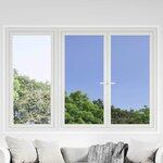 vidaXL Film solaire réfléchissant statique Argent 90 x 2000 cm PVC