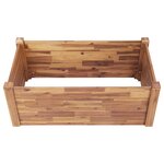 vidaXL Lit surélevé de jardin 110x60x44 cm Bois massif d'acacia