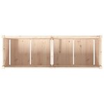 vidaXL Jardinière 150x50x50 cm bois de pin massif