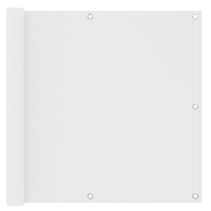 vidaXL Écran de balcon Blanc 90x300 cm Tissu Oxford