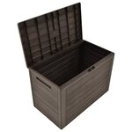 vidaXL Boîte de rangement de jardin Marron 78x44x55 cm