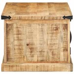 vidaXL Table basse Marron 90 x 50 x 40 cm Bois de manguier massif
