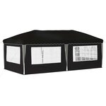 vidaXL Tente de fête pop-up 575 x 289 x 245 cm Noir