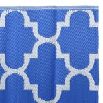 vidaXL Tapis d'extérieur bleu 140x200 cm PP