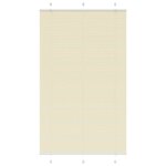 vidaXL Store plissé crème 115x200cm largeur du tissu 114 4cm polyester