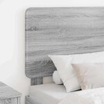 vidaXL Tête de lit Gris Sonoma 100 cm Bois d'ingénierie