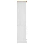 vidaXL Placard Gamme Corona Pin mexicain Blanc 80x40x170 cm