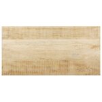 vidaXL Table de salle à manger 120x60x76 cm Bois solide de manguier
