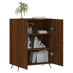 vidaXL Buffet chêne marron 69 5x34x90 cm bois d'ingénierie