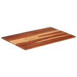 vidaXL Dessus de table Bois solide 15-16 mm 60x90 cm