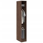vidaXL Garde-robe chêne marron 30x50x200 cm bois d'ingénierie