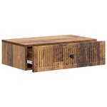 vidaXL Table d'appoint murale Bois ancien 59 x 34 5 x 17 cm