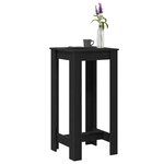vidaXL Table de bar Chêne noir 51 x 50 x 103 5 cm Bois d'ingénierie