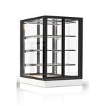 Vitrine chaude vitrée série integra 3 niveaux et 2 portes - 600x900 mm - sayl -  - 2 600x600x900mm