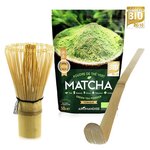 Coffret thé Matcha + fouet + cuillère en bambou
