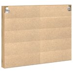 Cabinet Vitrine vidaXL en Chêne Artisan 100x8 5x75 cm en Bois Aggloméré